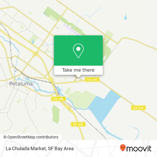 La Chulada Market map