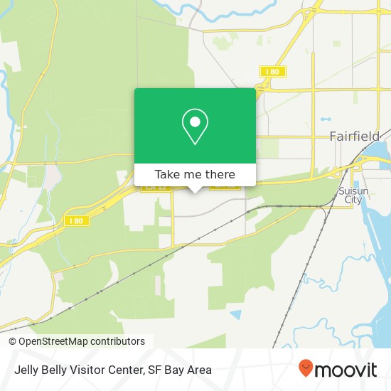 Mapa de Jelly Belly Visitor Center