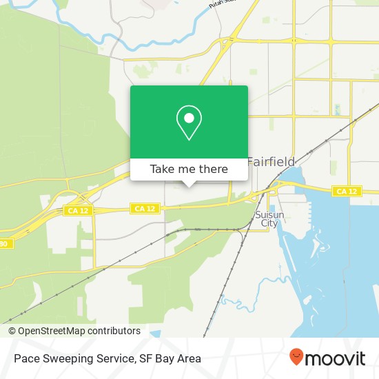 Pace Sweeping Service map