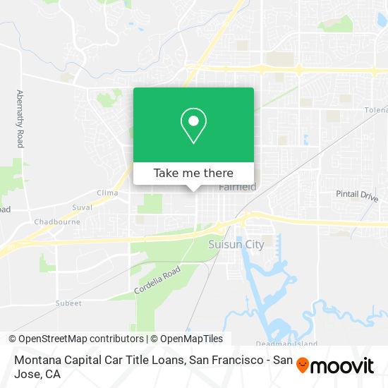 Montana Capital Car Title Loans map