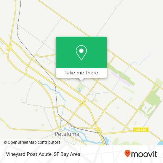 Vineyard Post Acute map