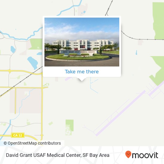 David Grant USAF Medical Center map
