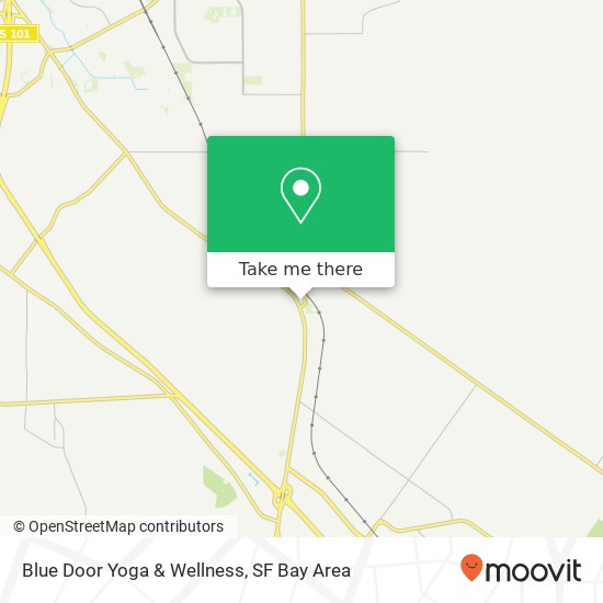 Mapa de Blue Door Yoga & Wellness