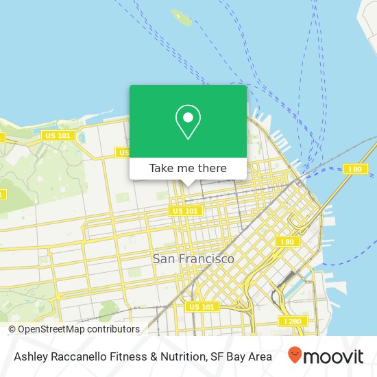 Mapa de Ashley Raccanello Fitness & Nutrition