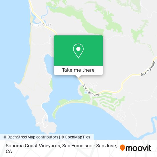 Sonoma Coast Vineyards map