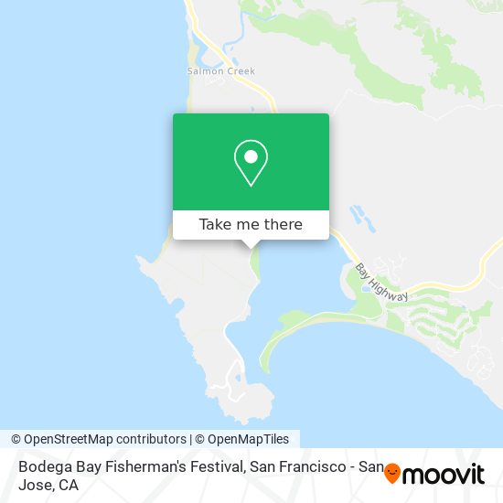 Bodega Bay Fisherman's Festival map