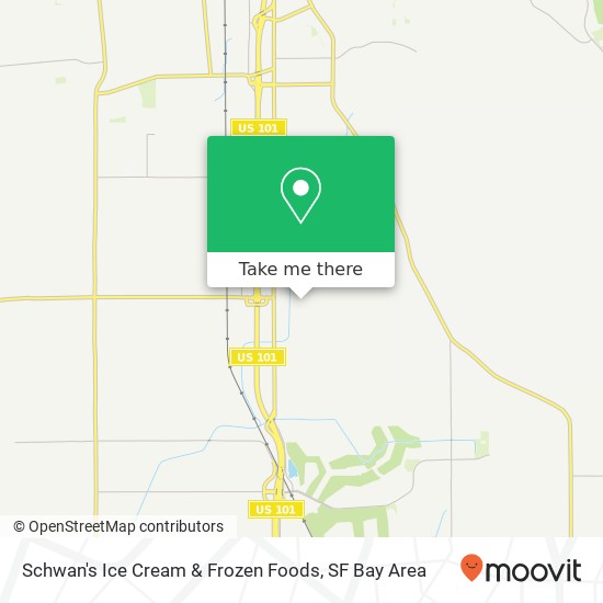 Schwan's Ice Cream & Frozen Foods map