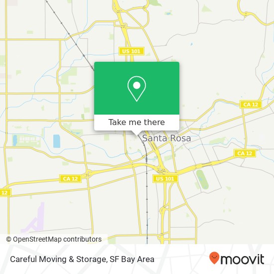 Mapa de Careful Moving & Storage