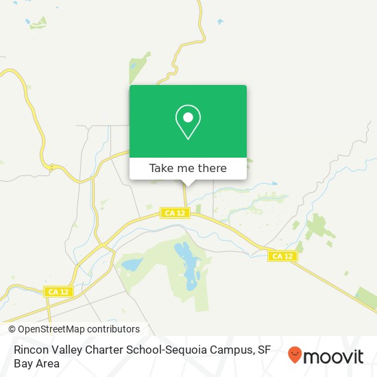Rincon Valley Charter School-Sequoia Campus map