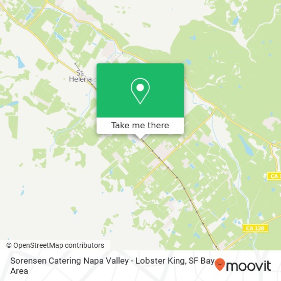 Sorensen Catering Napa Valley - Lobster King map