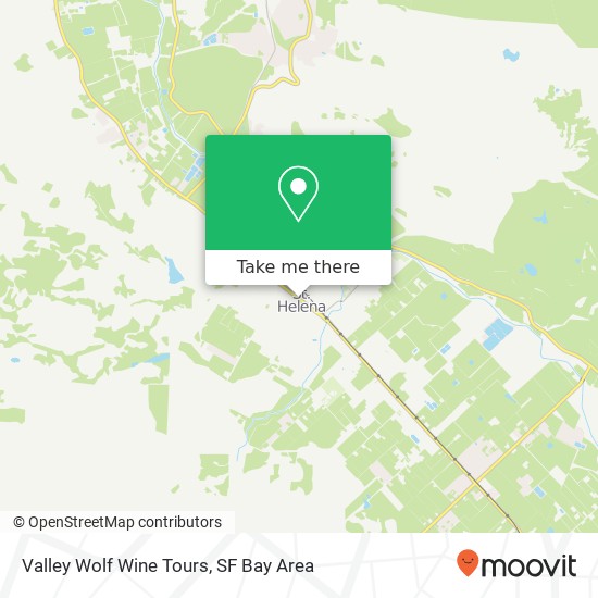 Mapa de Valley Wolf Wine Tours