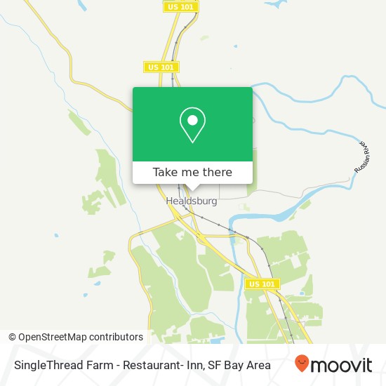 SingleThread Farm - Restaurant- Inn map