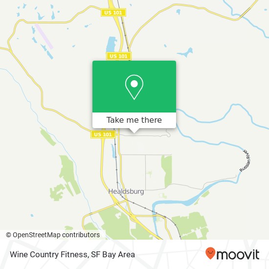 Wine Country Fitness map