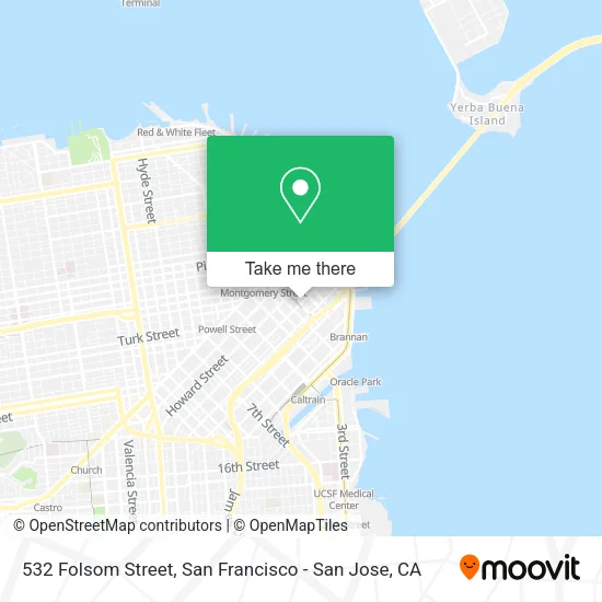532 Folsom Street map