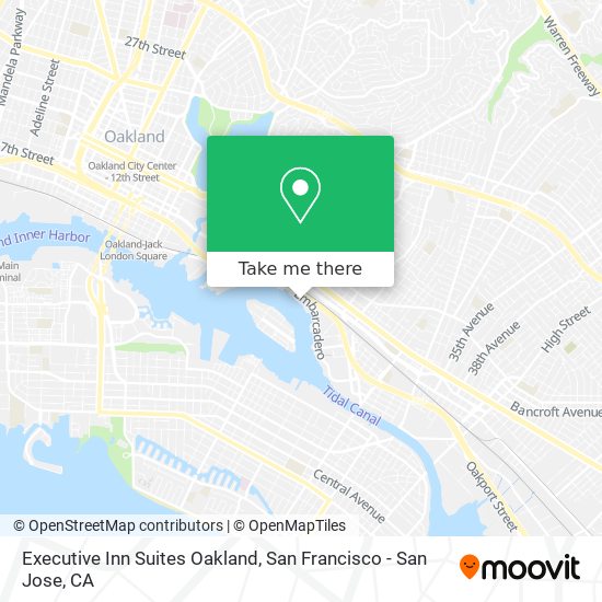 Executive Inn Suites Oakland map