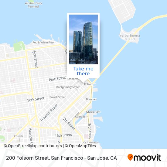 200 Folsom Street map