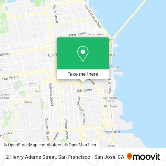 Mapa de 2 Henry Adams Street