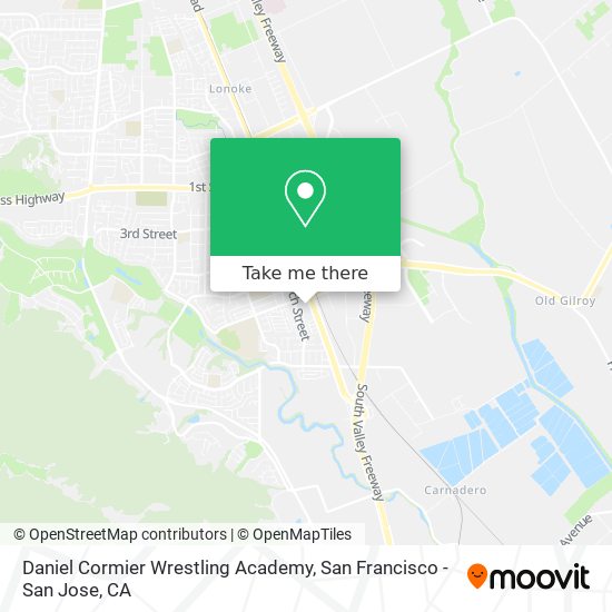 Daniel Cormier Wrestling Academy map