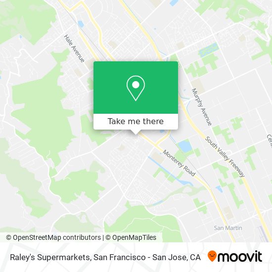 Mapa de Raley's Supermarkets