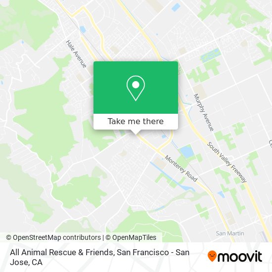 All Animal Rescue & Friends map