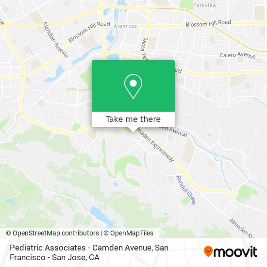 Pediatric Associates - Camden Avenue map