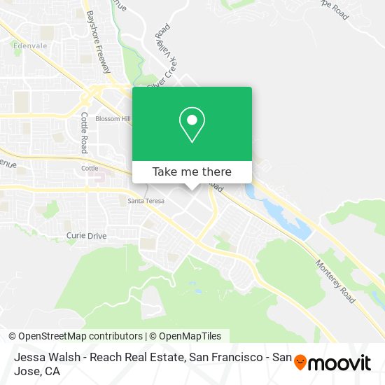 Jessa Walsh - Reach Real Estate map