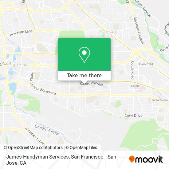 Mapa de James Handyman Services