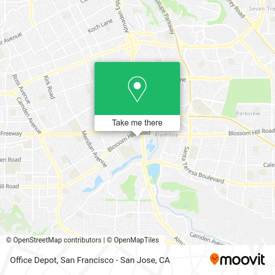 Mapa de Office Depot