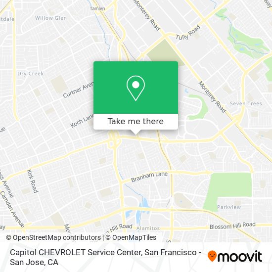 Mapa de Capitol CHEVROLET Service Center