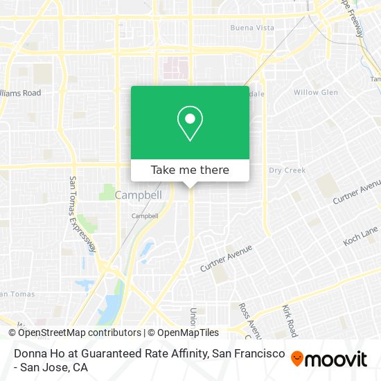 Mapa de Donna Ho at Guaranteed Rate Affinity