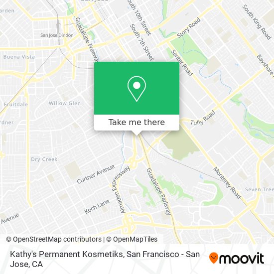 Mapa de Kathy's Permanent Kosmetiks