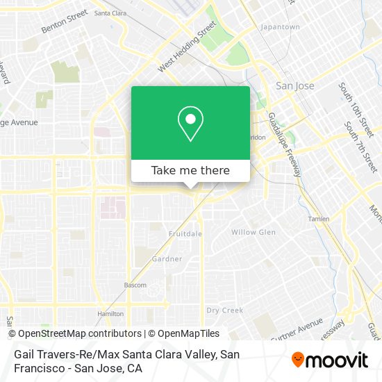 Mapa de Gail Travers-Re / Max Santa Clara Valley