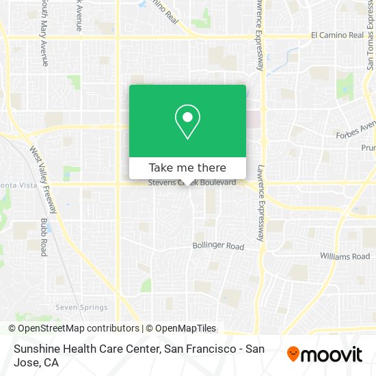 Mapa de Sunshine Health Care Center