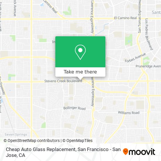 Cheap Auto Glass Replacement map