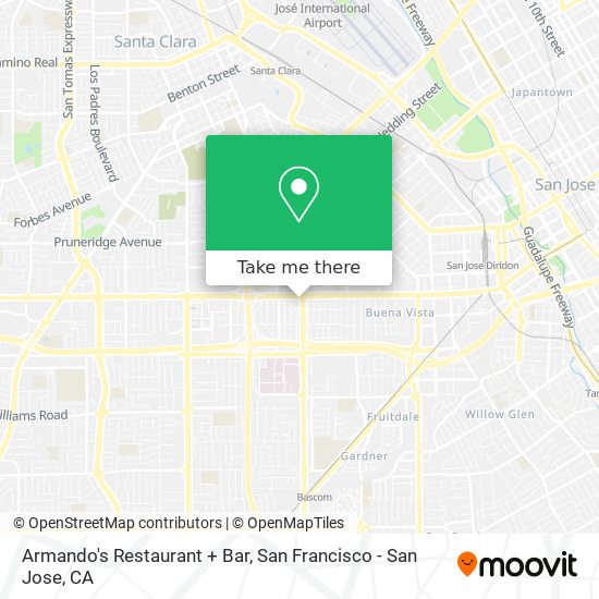 Armando's Restaurant + Bar map