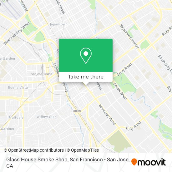 Mapa de Glass House Smoke Shop
