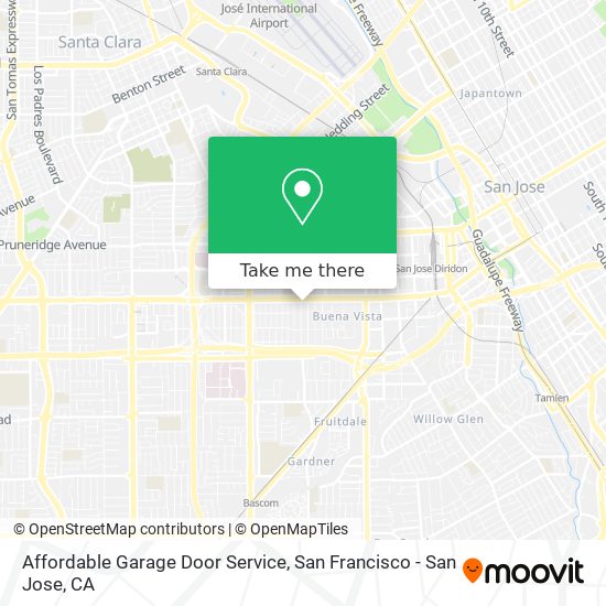 Mapa de Affordable Garage Door Service