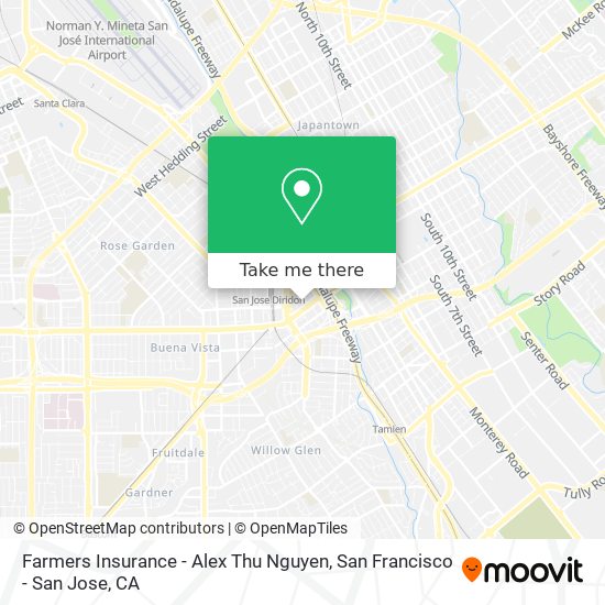 Mapa de Farmers Insurance - Alex Thu Nguyen