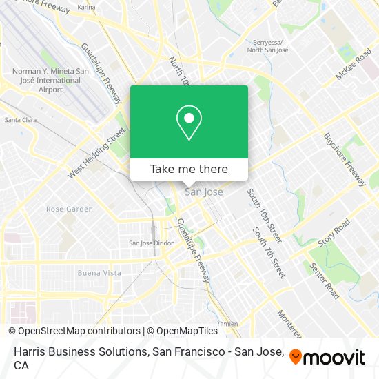 Harris Business Solutions map