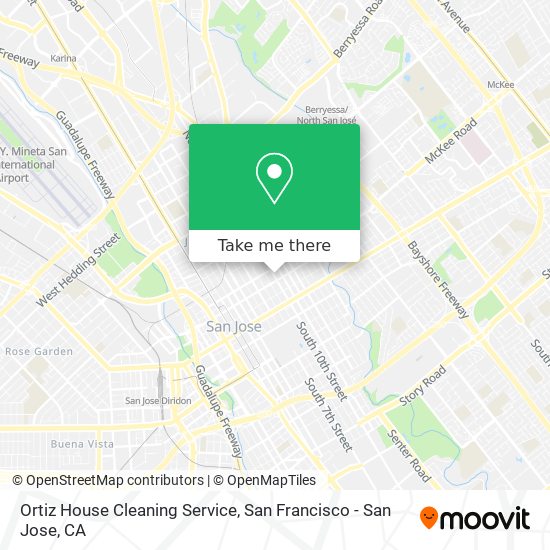 Ortiz House Cleaning Service map