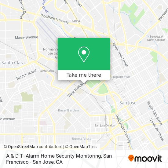 Mapa de A & D T -Alarm Home Security Monitoring