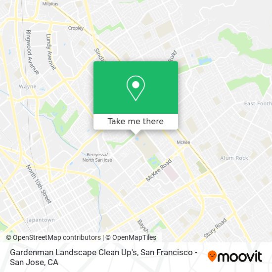 Mapa de Gardenman Landscape Clean Up's