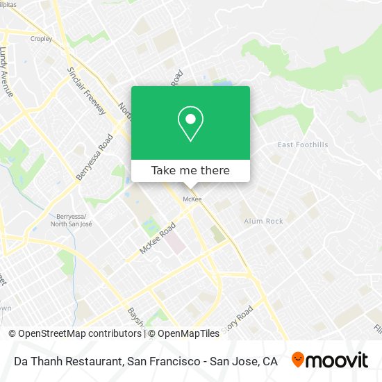 Da Thanh Restaurant map