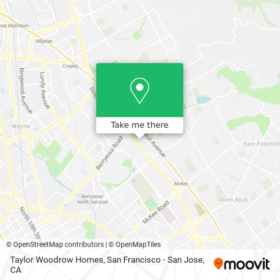 Taylor Woodrow Homes map