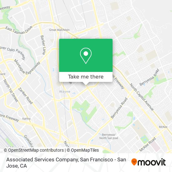 Associated Services Company map