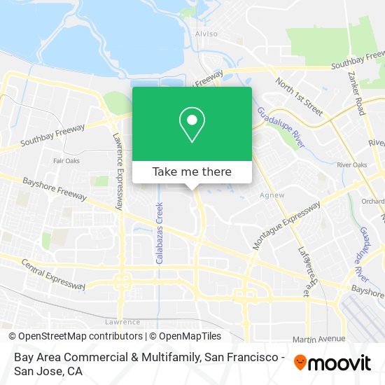 Bay Area Commercial & Multifamily map