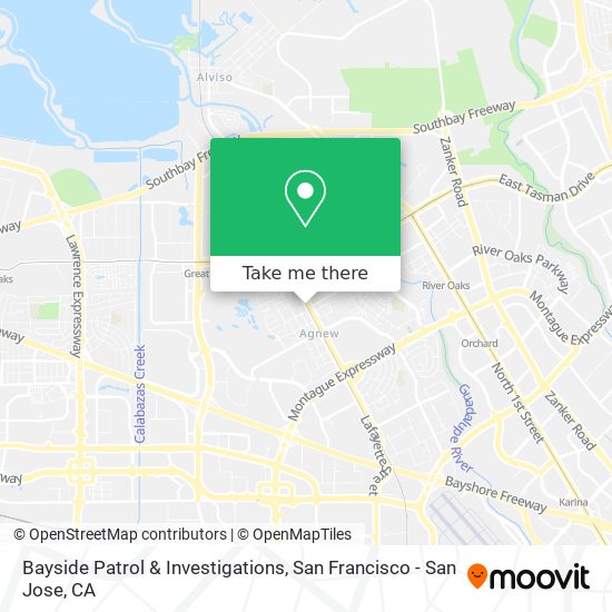 Bayside Patrol & Investigations map