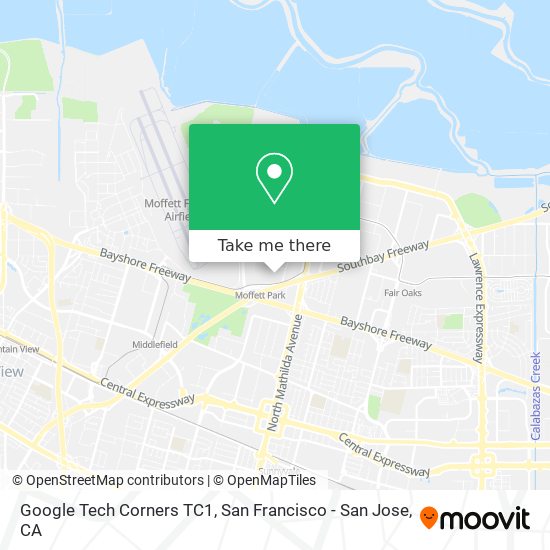 Mapa de Google Tech Corners TC1