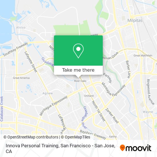 Mapa de Innova Personal Training