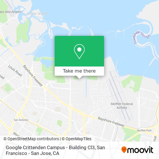 Mapa de Google Crittenden Campus - Building Cl3